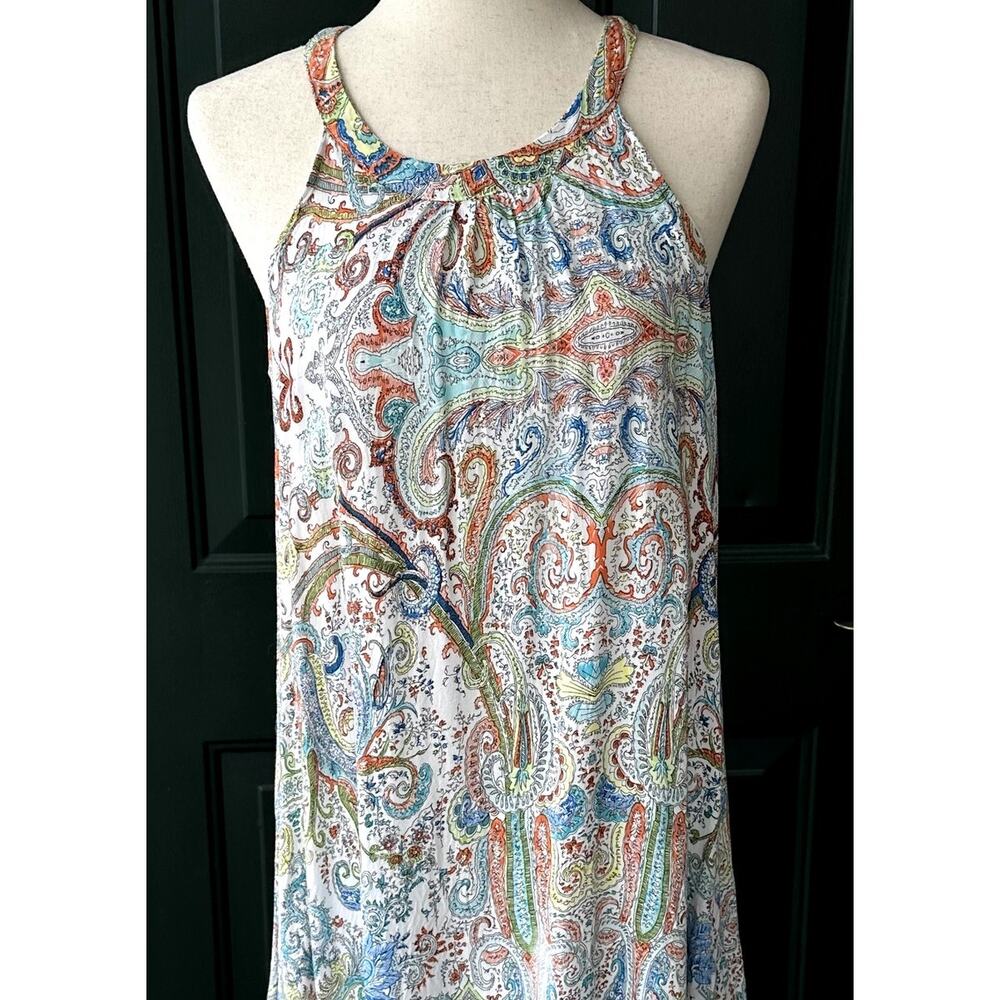 Altar'd State Sz M Paisley A Line Halter Babydoll Dress Boho Festival Summer